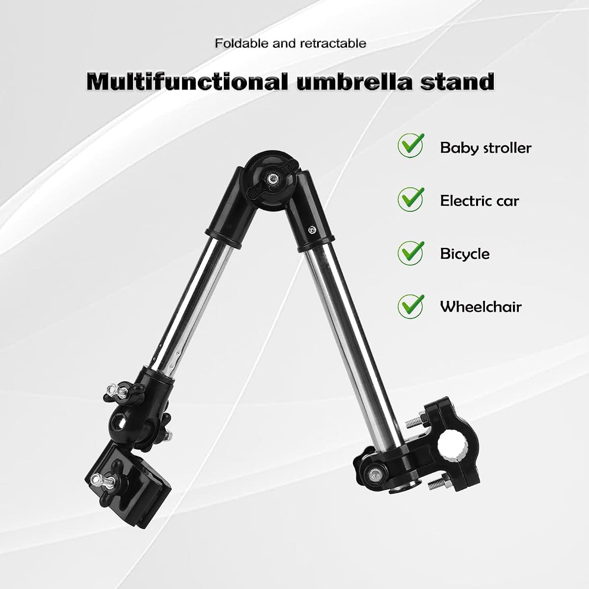 ZLXHDL Umbrella Clamp for Chair - 360° Adjustable Stainless Steel Holder (photo 4)