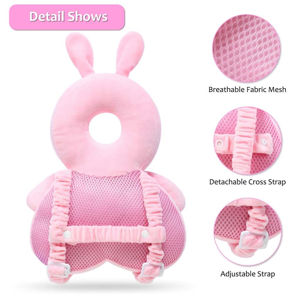 Baby Head Protector and Knee Pads Set for Crawling Support