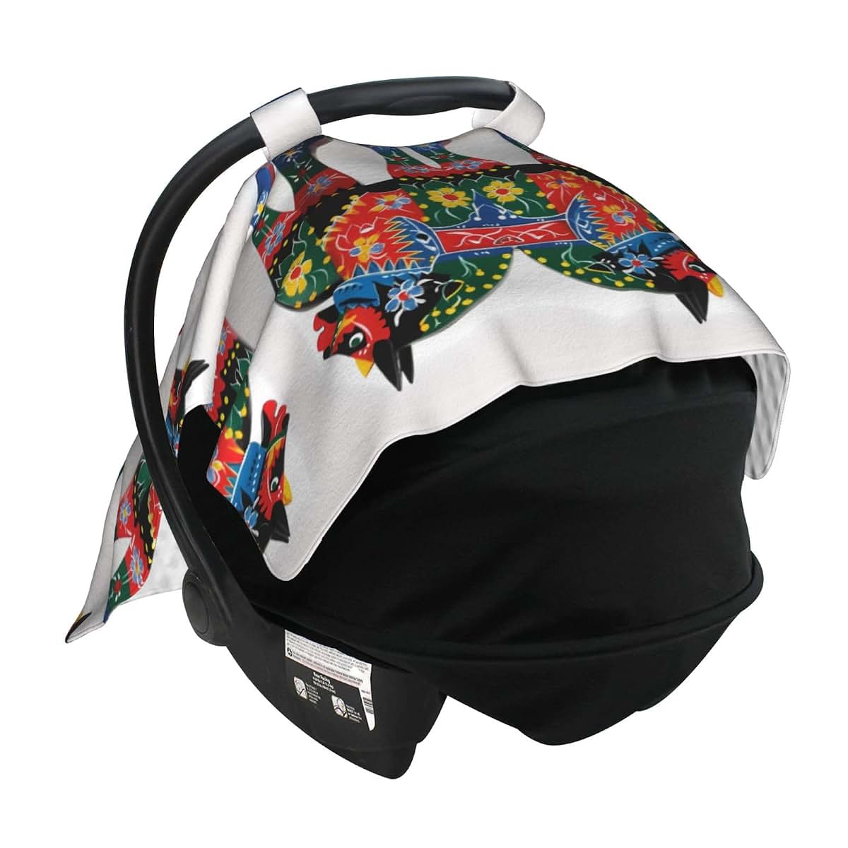 GDSHJKLW Baby Car Seat Canopy Cover for Mom, Soft Breathable Nursing Breastfeeding Covers Multi Use Stroller Sun Shade (photo 4)