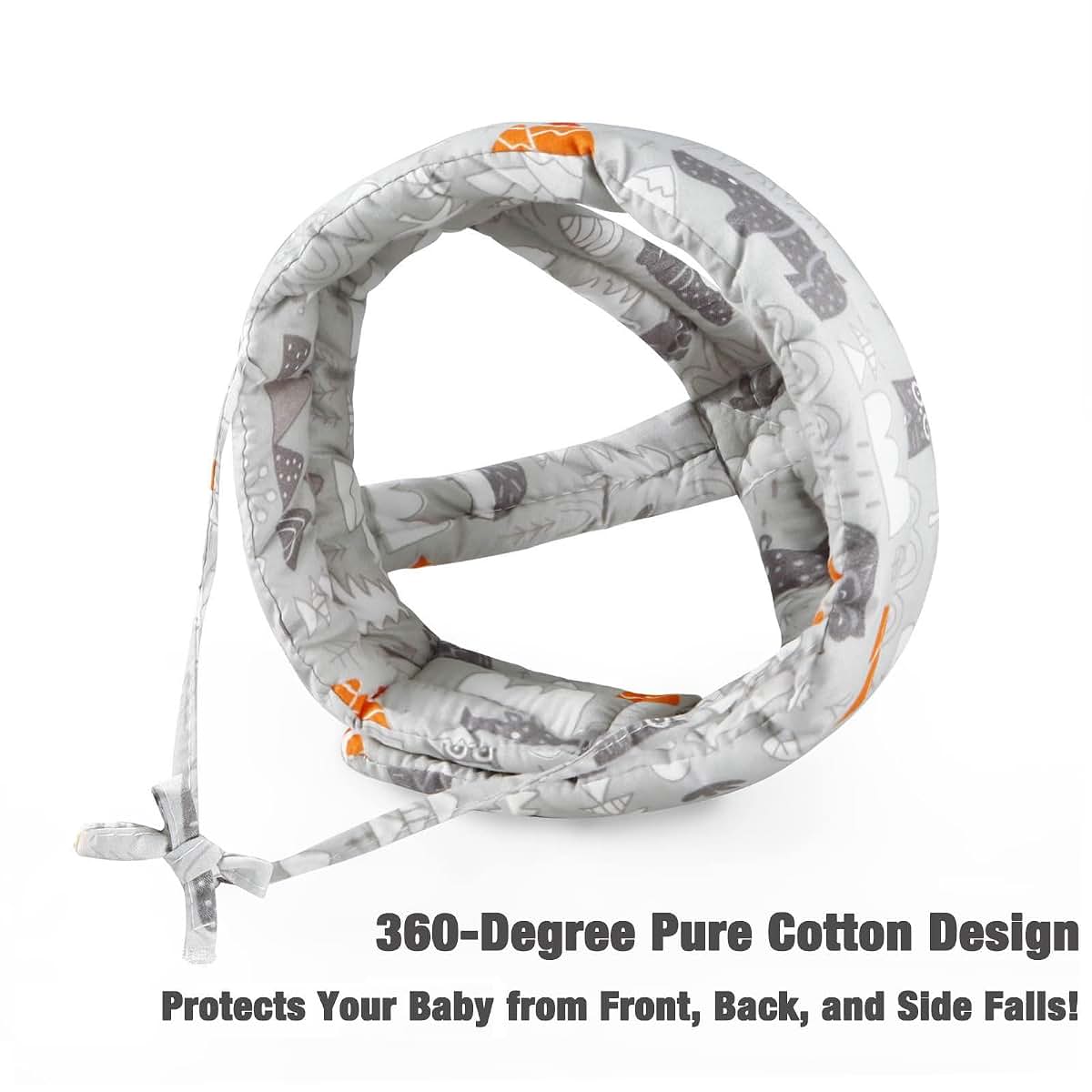 PandaEar Baby Helmet with Adjustable Strap and 360-Degree Coverage