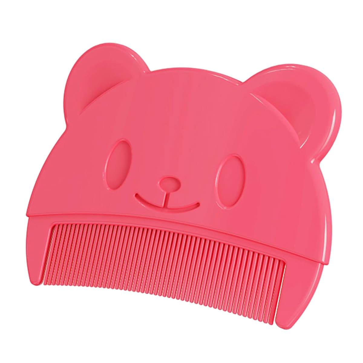BabyOneStop Baby Hair Comb With Cartoon Bear Handle, Soft PP Teeth For Infant Bathing And Head Massage, Green