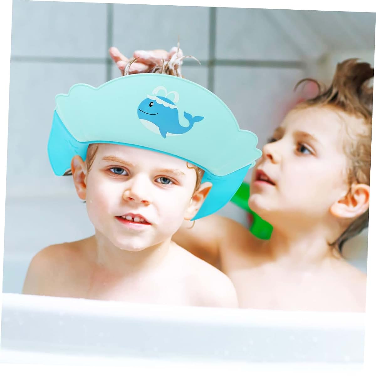 Beatifufu Flexible Baby Bath Hat for Toddler Shower Cap