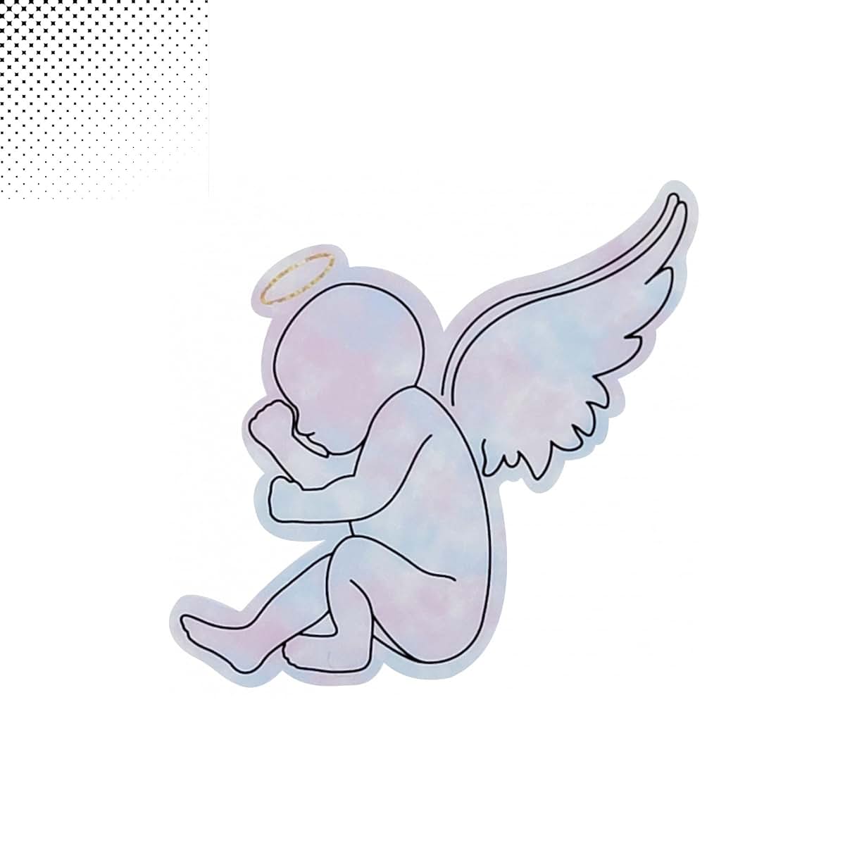 Tgiakisz Angel Baby Sticker, Memorial Decal for Indoor and Outdoor Use