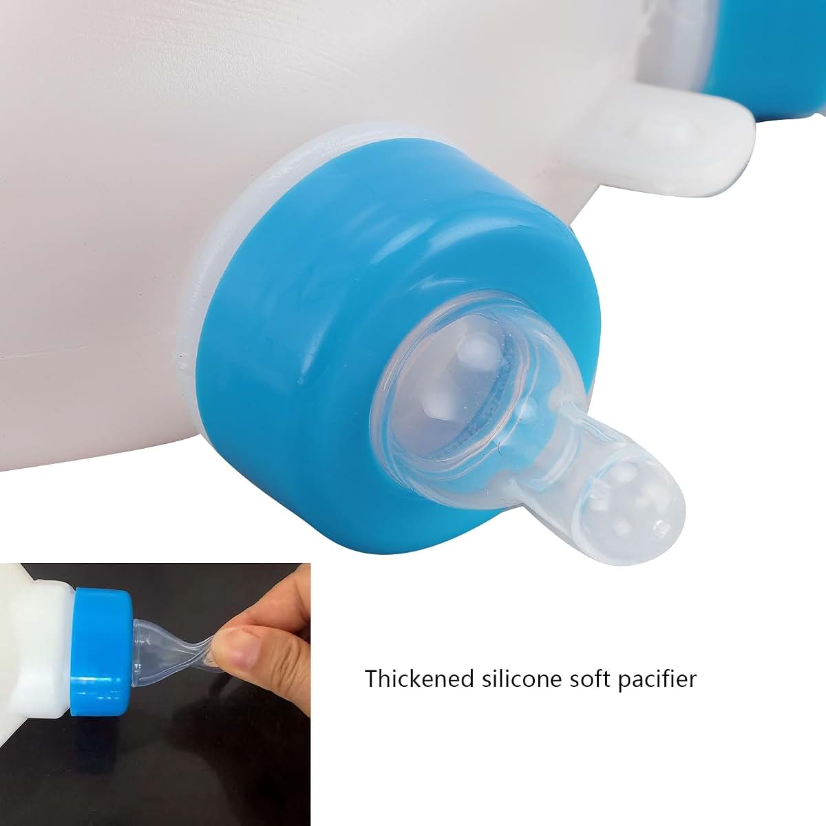 Fockety Lamb Milk Feeder Bottle With 6 Pacifiers (photo 4)