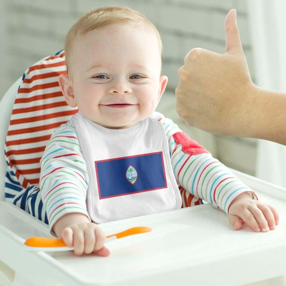 Graphics and More Guam US Territory Flag Baby Bib