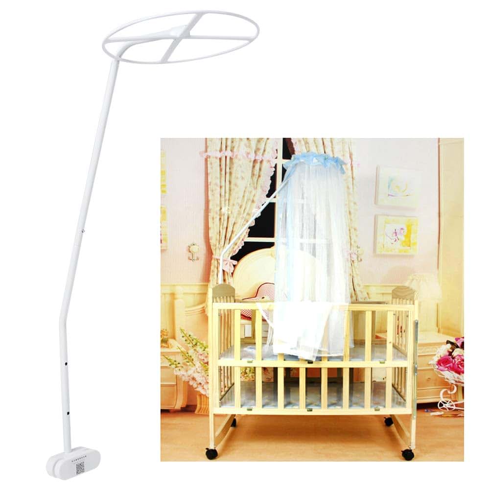 Oumefar Clip-On Bed Net Stand Holder, Height Adjustable