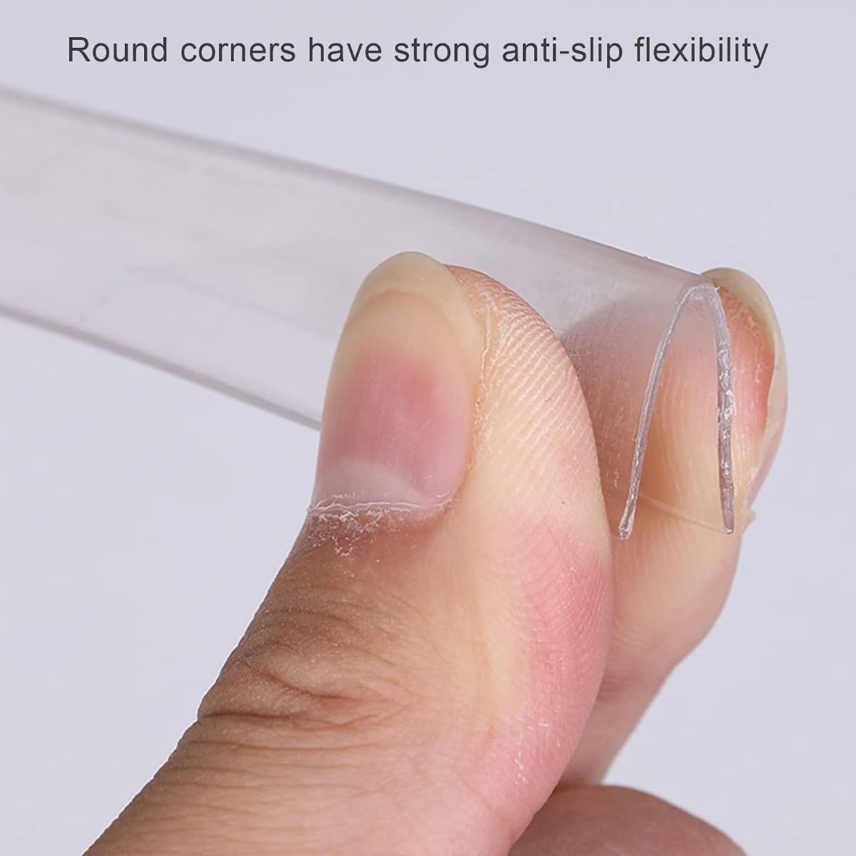 Topjia Wall Corner Protector 2-Pack Clear Self-Adhesive Strips