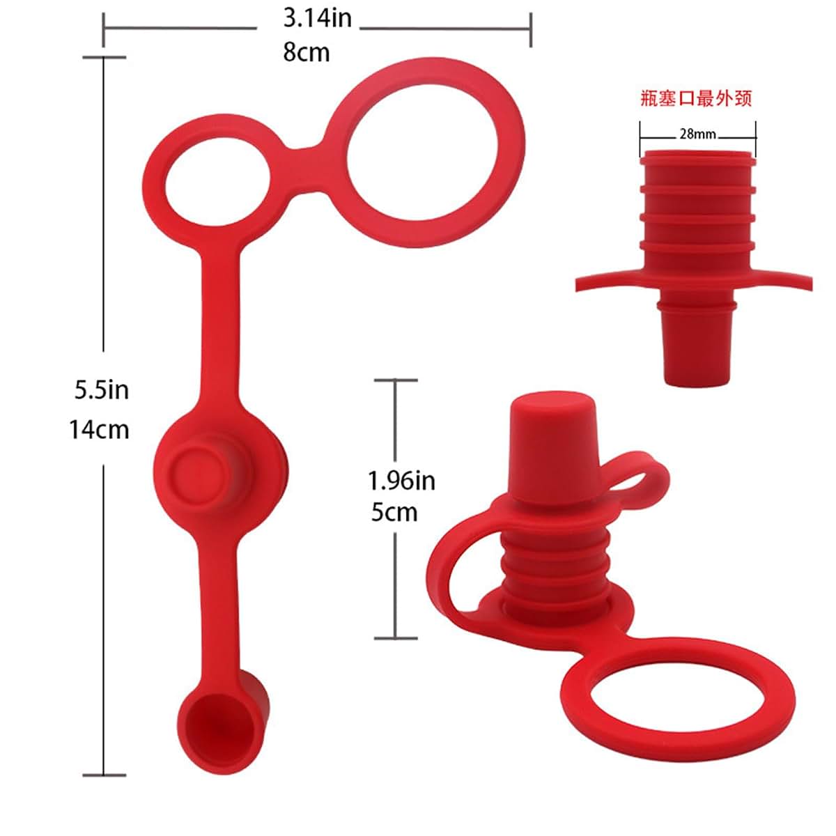Axyghmz Silicone Water Bottle Spout Adapter