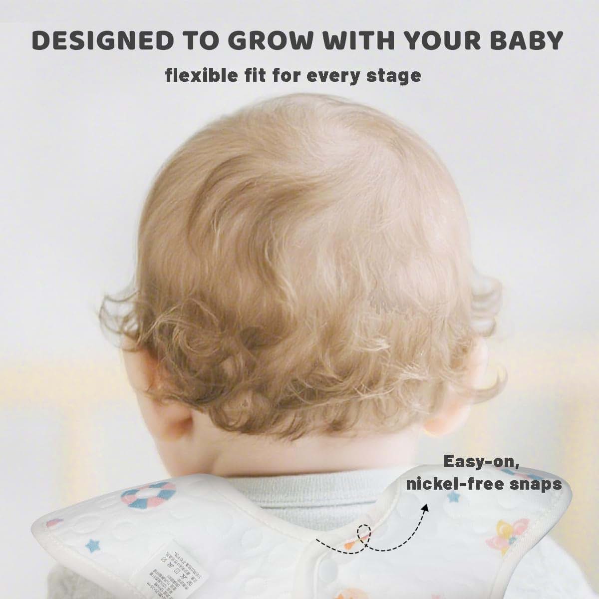 Everyday Baby Feeding Bib for Mealtime Use