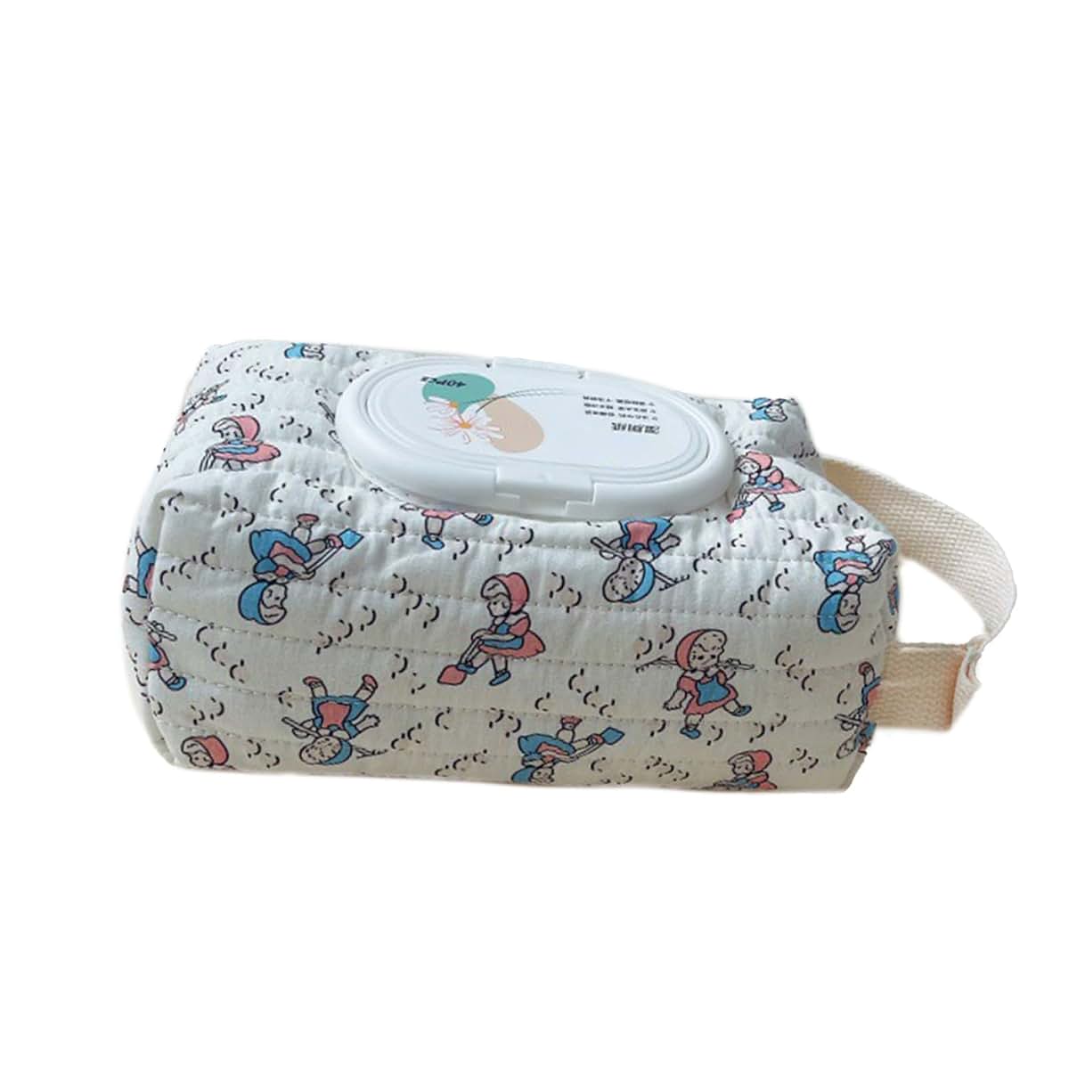 Xinsheinelry Quilted Wipe Holder Case Printed Pattern Box (photo 4)