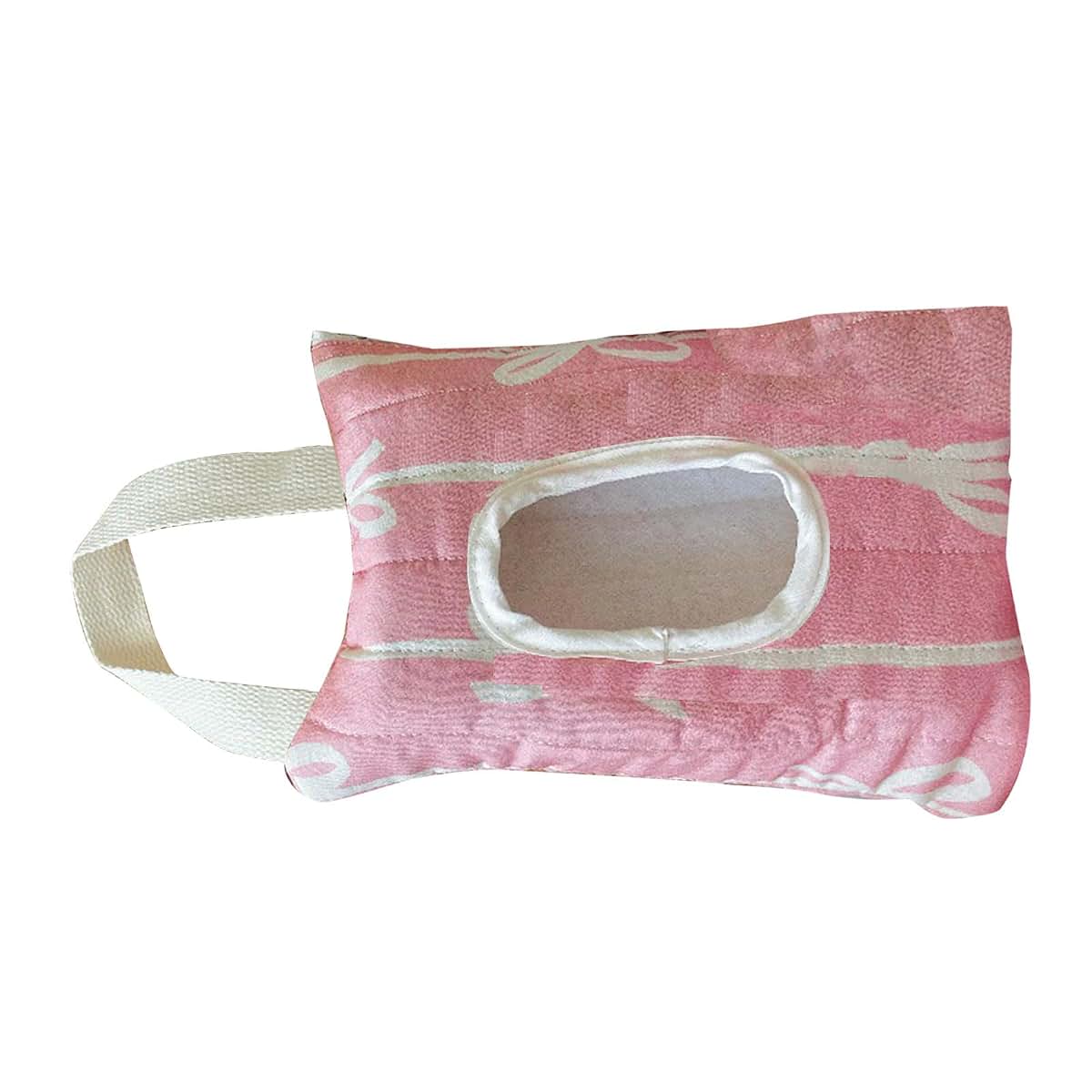 TTTLLNN Reusable Wipe Container Pram Hanging Wet Wipe Container with Bowknot Pattern