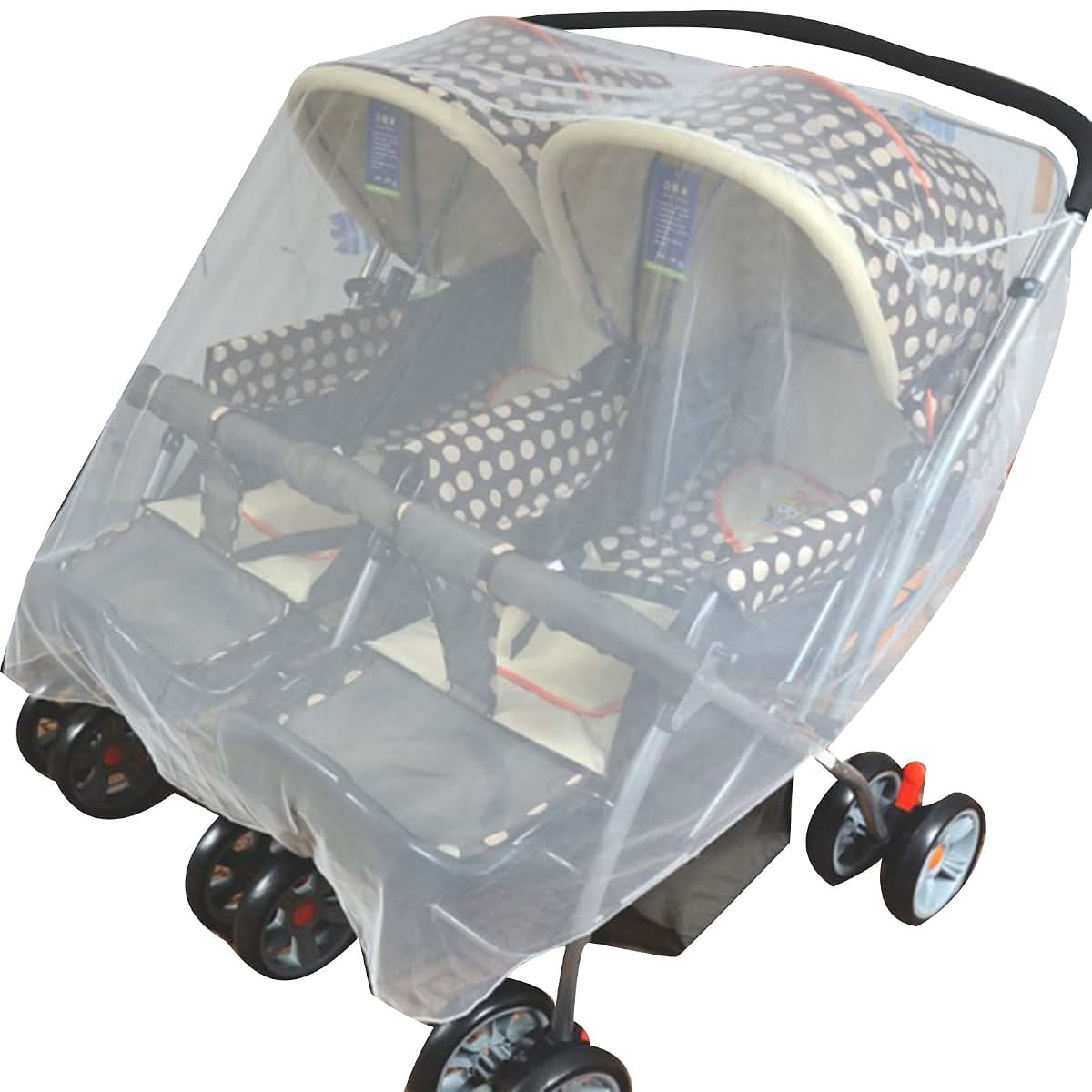 Stroller Protective Net for Double Joggers Mesh Cover