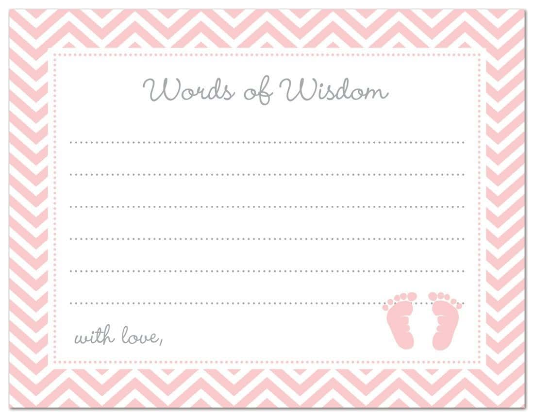 MyExpression.com 48 Cnt Pink Baby Feet Footprint Advice Cards (photo 3)