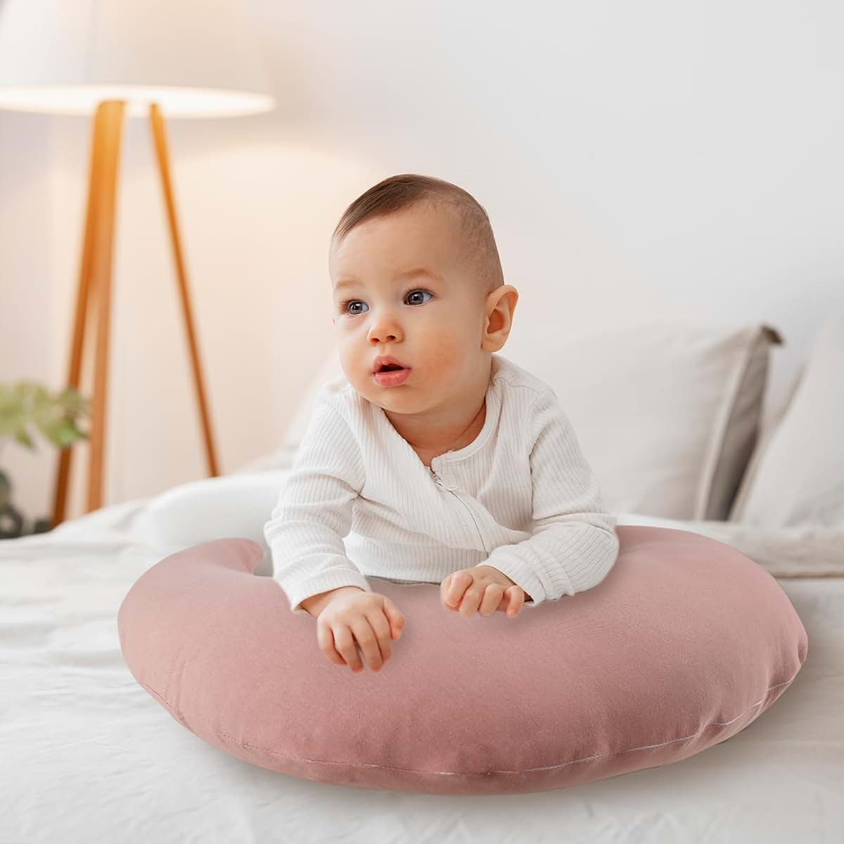 Swesen Baby Nursing Pillow Cover In Pink (photo 4)
