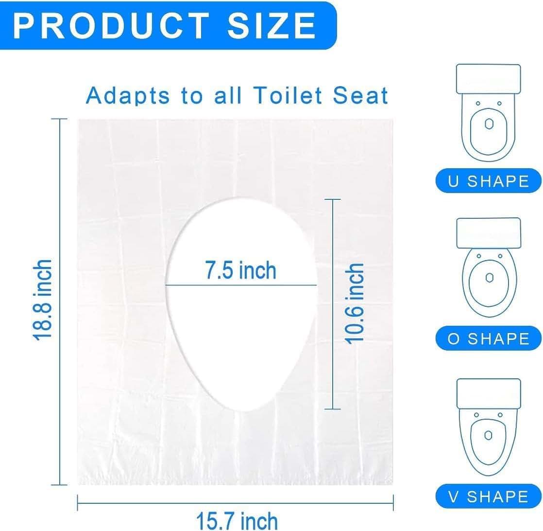 Softyearn Disposable Toilet Seat Covers for Travel, 50 Pack