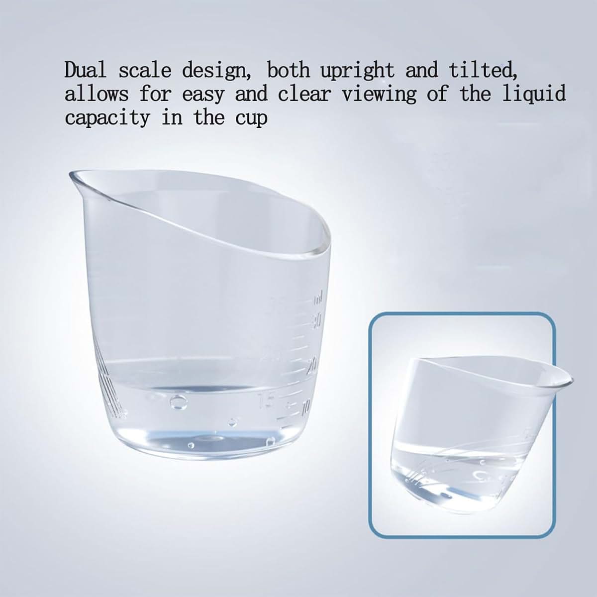 Set of 4pc Newborn Feeding Cups with Measurement Scales for Infants