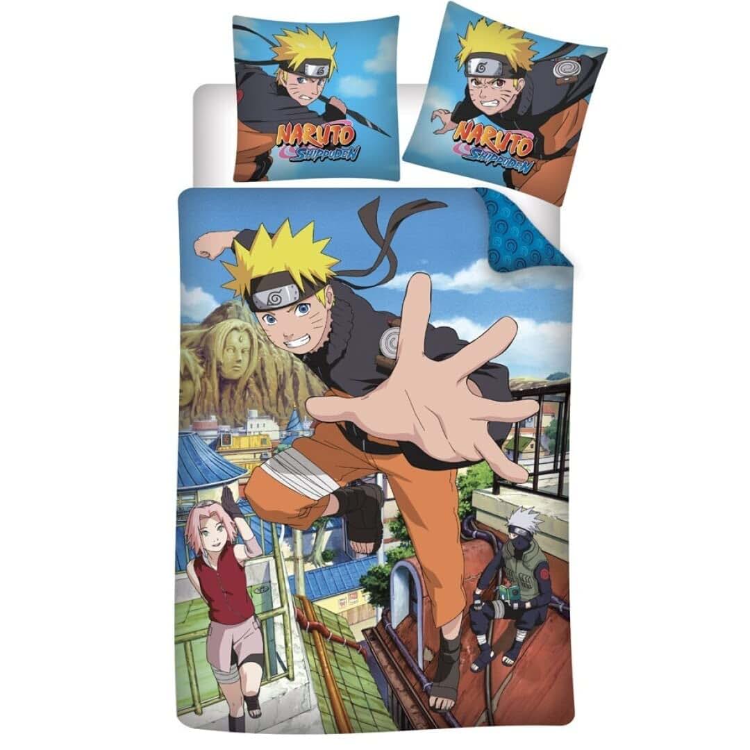 Naruto Shippuden Bedding Set - 140x200cm Parure de lit