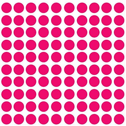 Innovative Stencils Polka Dot Wall Decals, Pink Circle Pattern