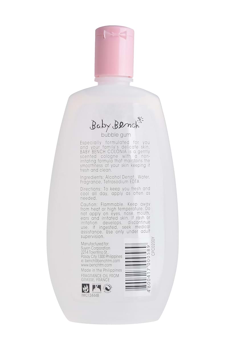 Bench Baby Cologne - Bubble Gum Scent, 200 ml