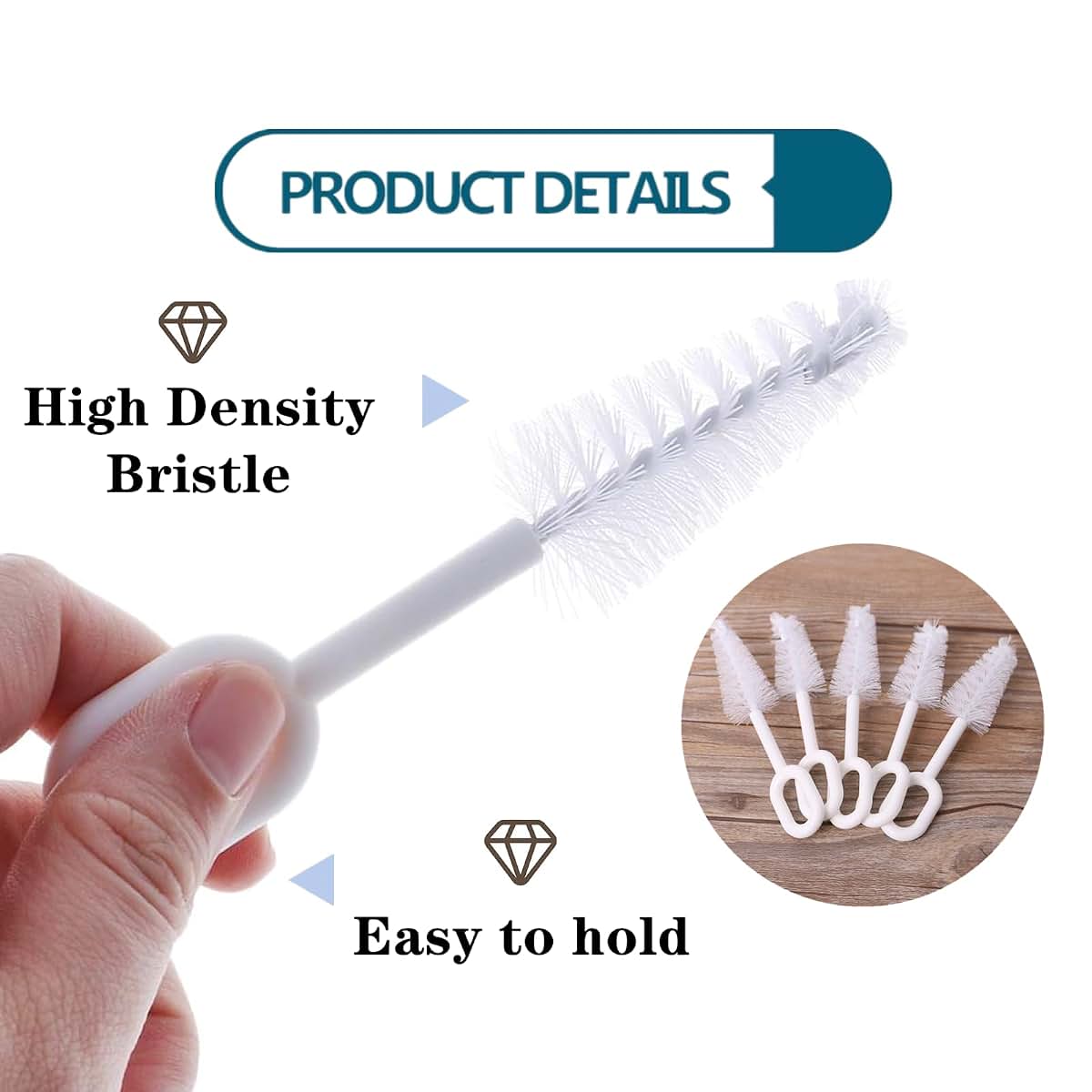 Mezfrguo 10 PCS Nipple Brushes And Pacifier Cleaning Tools (photo 4)
