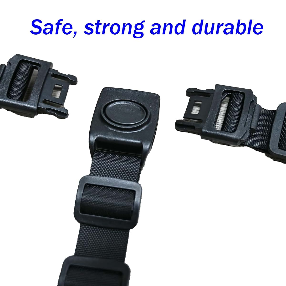 Dakexiong Universal 3-Point Harness for High Chair, Stroller, Black