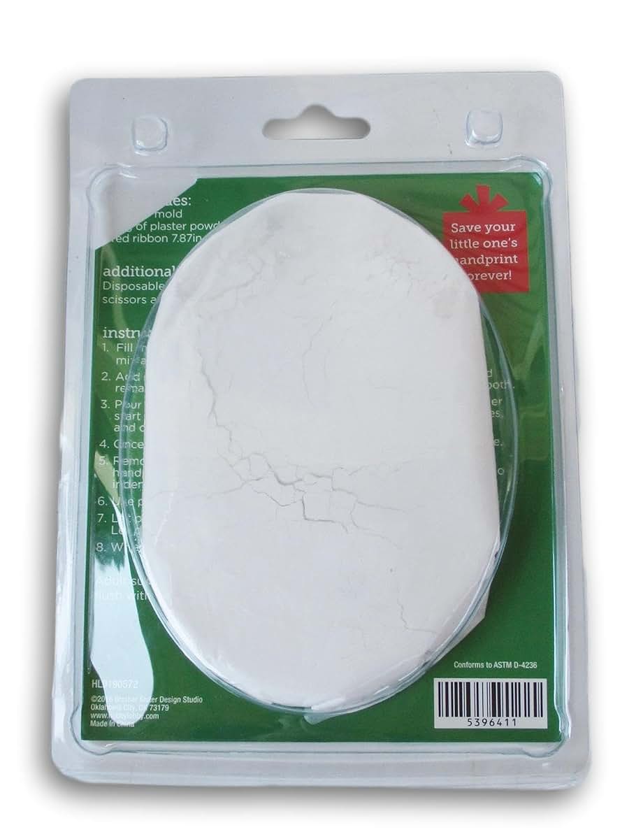 Christmas Crafts Plaster Handprint Ornament Kit - Makes 1