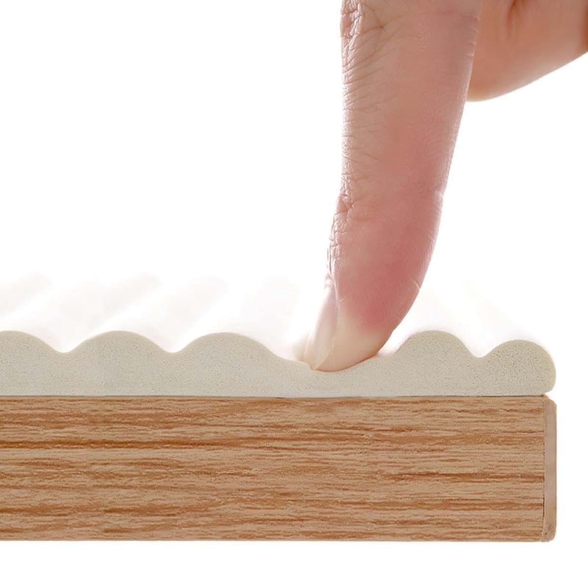 SUNFECILI Baby Proofing Edge Protector Clear Bumper Strip with Adhesive Backing for Furniture Corners