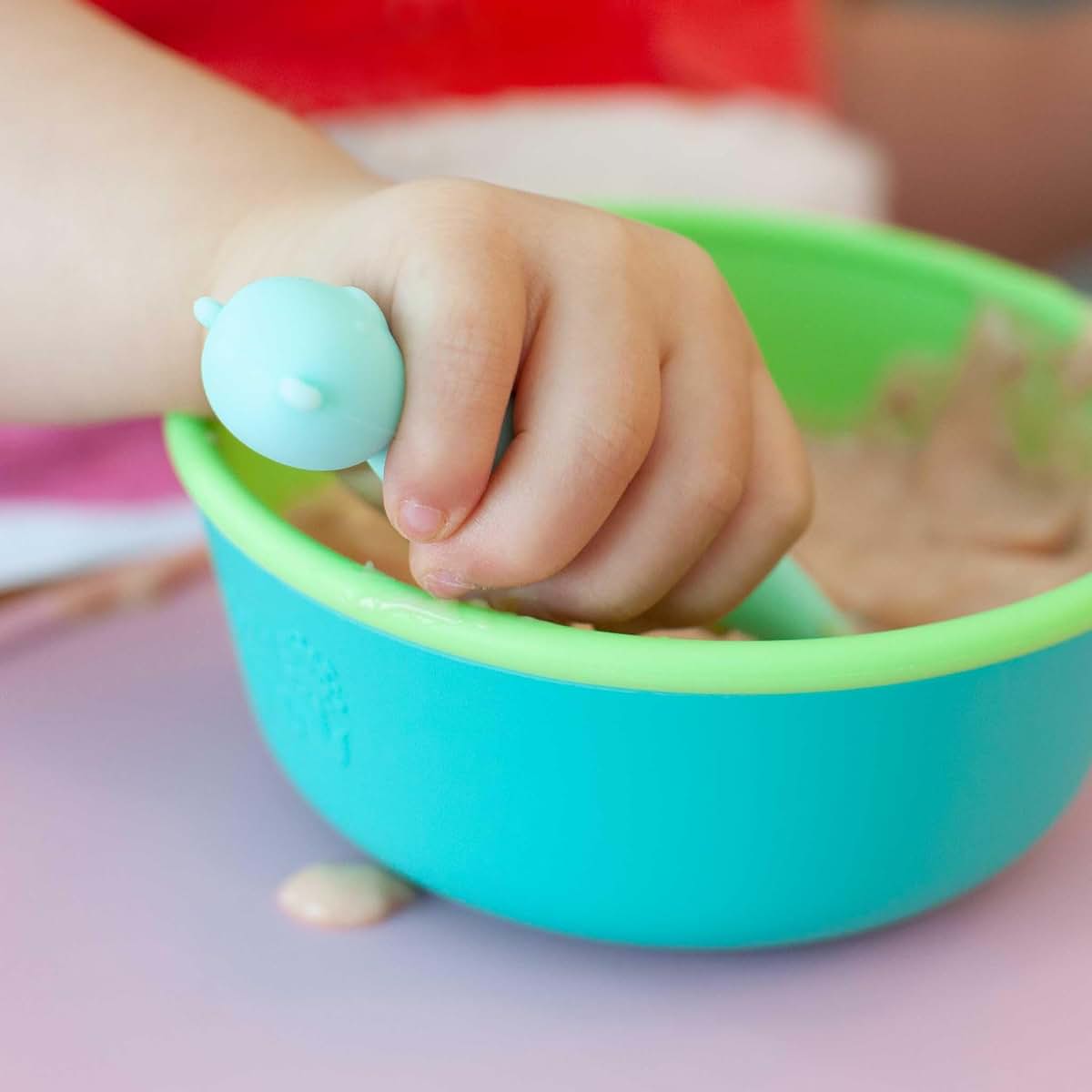 321 Grow Easy Learn Baby Spoon Set (Pebble) (photo 4)