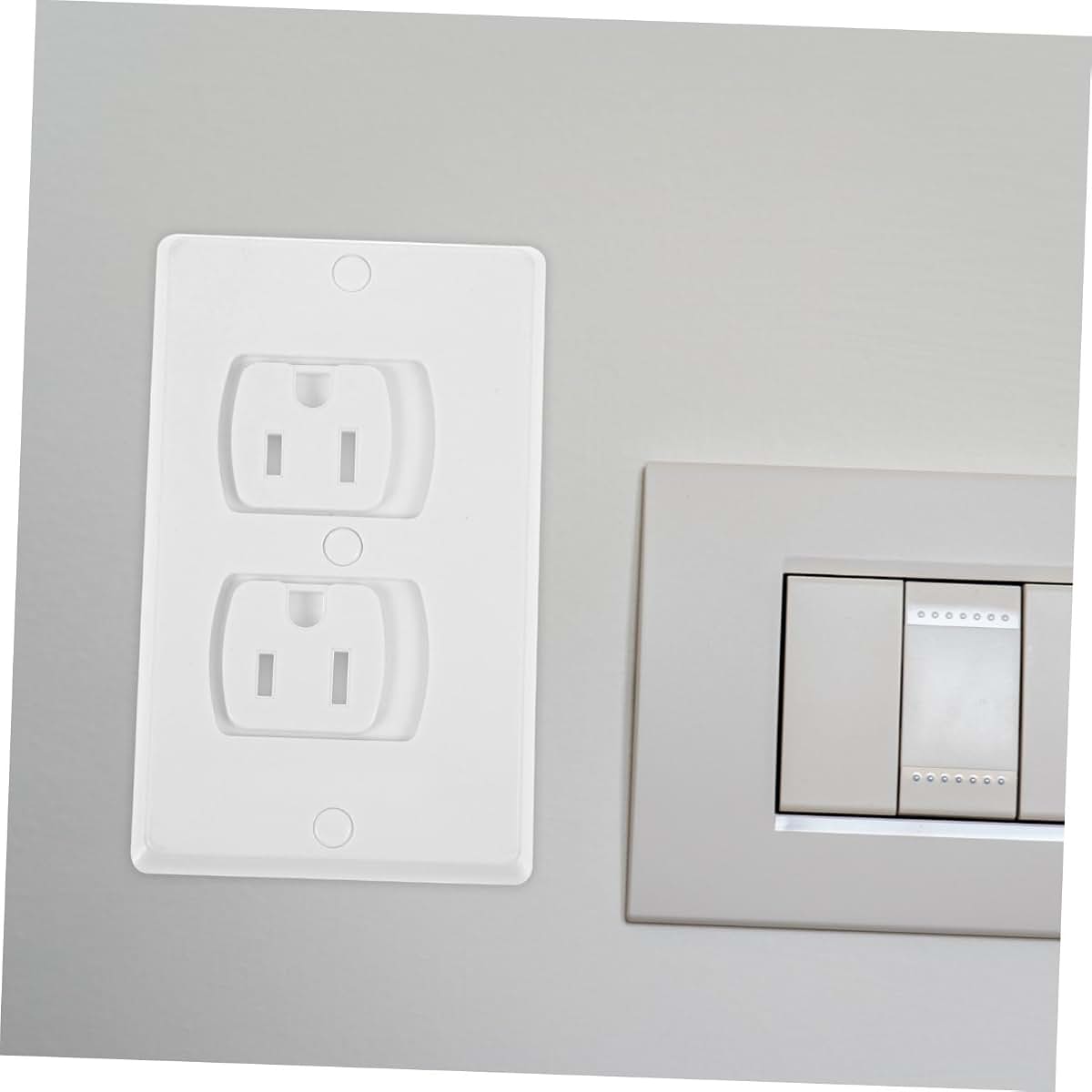 Electric Outlet Safety Covers for Wall Outlets - 10 Pack ABS Construction
