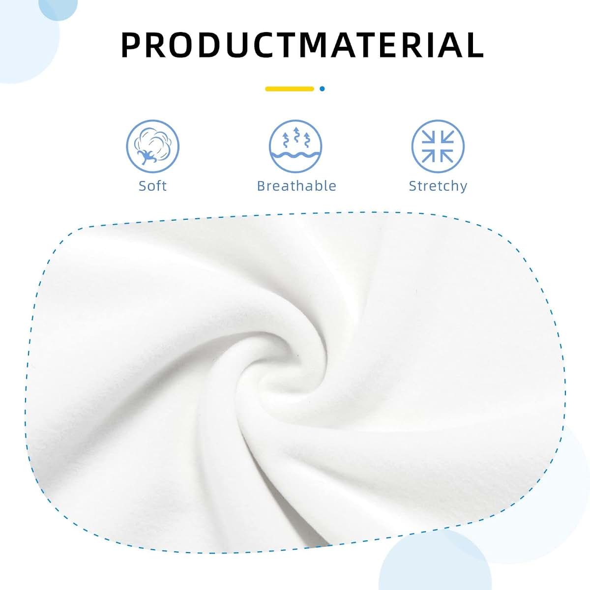 WELBB Otter Baby Swaddle Headband Set, Polyester Newborn Essentials