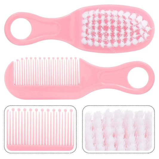 Supvox Baby Hair Brush And Comb Set For Newborn Grooming