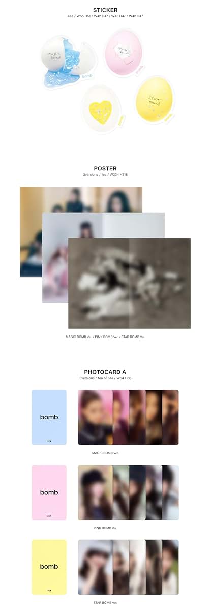 Valueflag ILLIT Bomb 3rd Mini Album Standard 3 Version Set (photo 4)