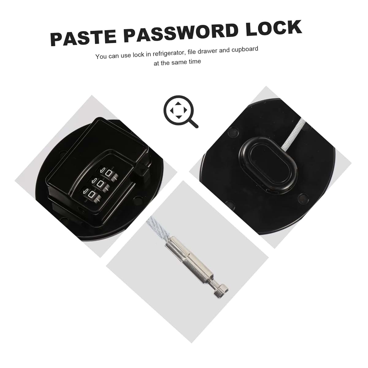 Alasum 2pcs Security Locks With Keys For Cabinets Drawers And Doors