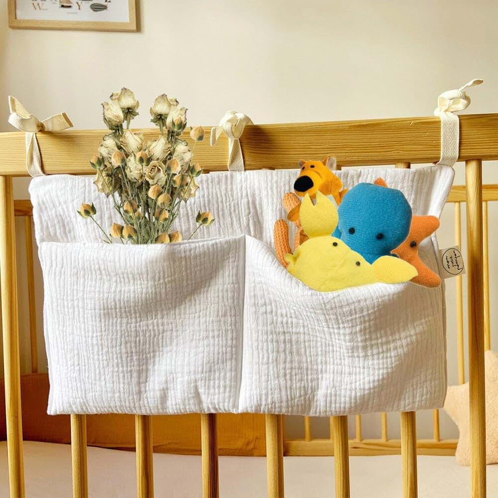 EUBuy Hanging Storage Bag Organizer for Baby Crib and Stroller