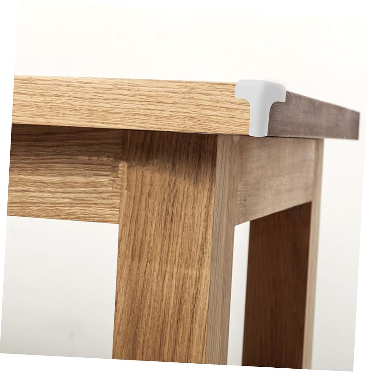 White Silicone Corner Protectors for Furniture and Desks