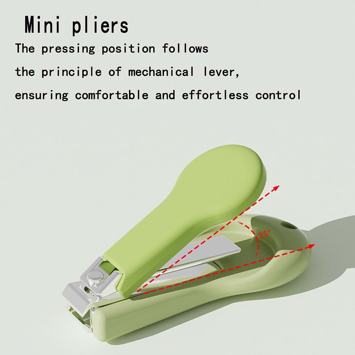 Wentwos Baby Nail Trimmer, 4-in-1 Baby Nail Clippers Kit,Nail File & Tweezers, Baby Manicure Kit for Newborn, Infant & (photo 4)