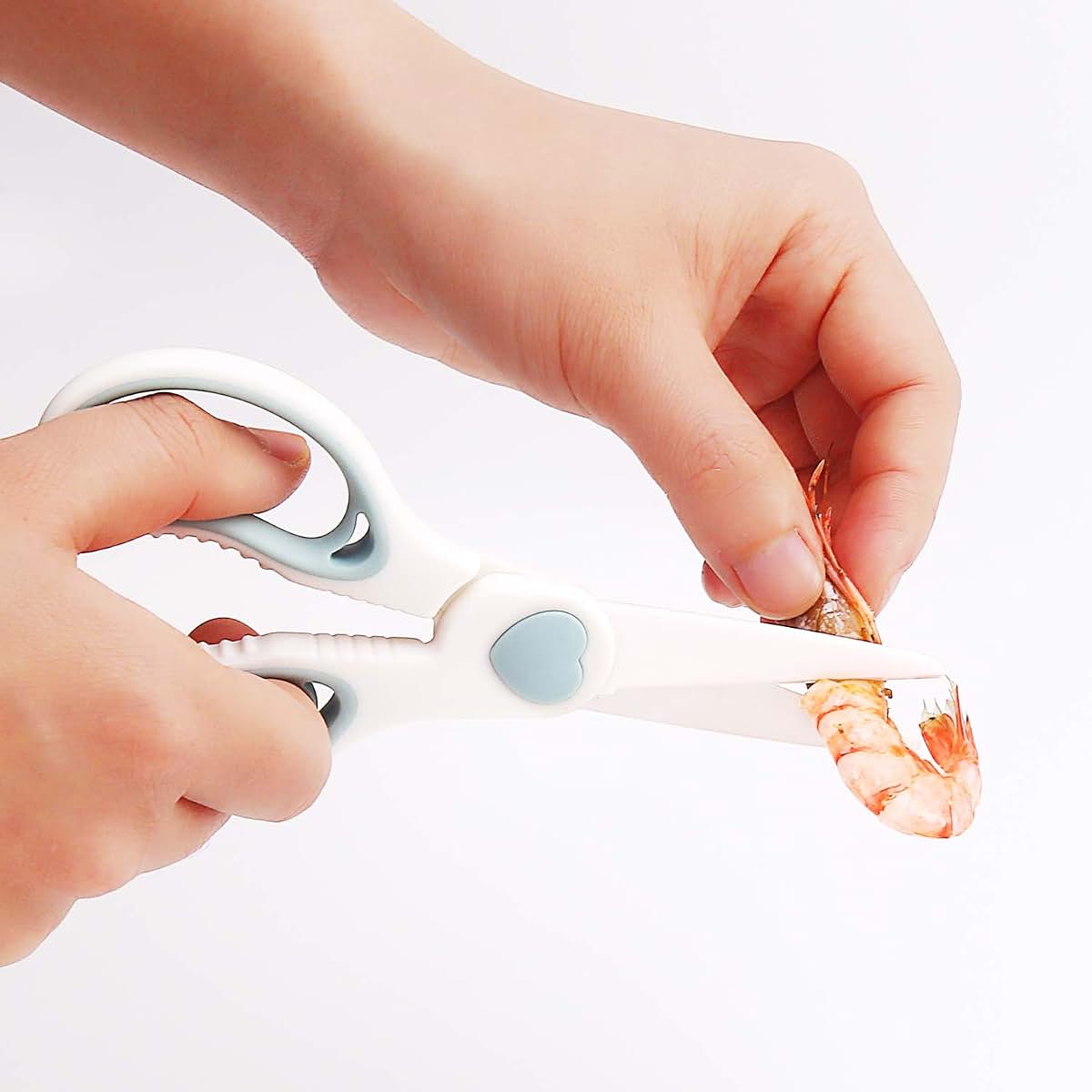 Wellstar Ceramic Scissors for Baby Food Cutting Shears with Travel Case