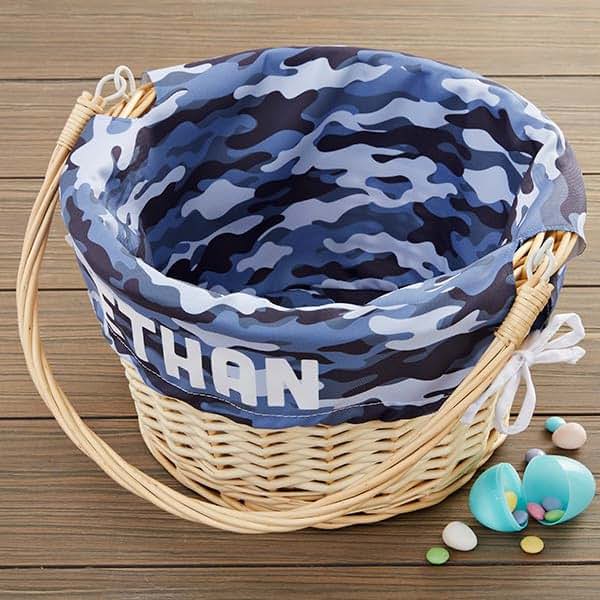 Personalization Universe Camo Willow Easter Basket with Folding Handle (photo 4)