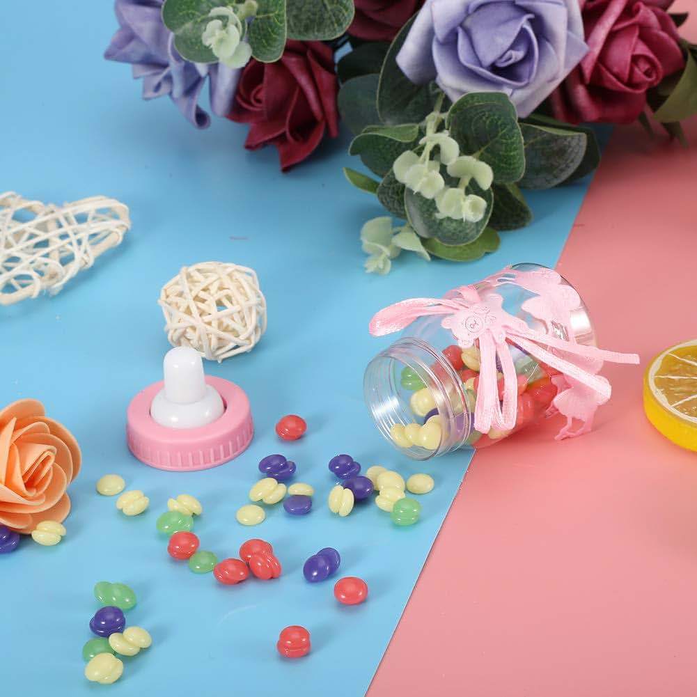 Hapivida Feeding Bottle Candy Box, Pink Decorative Container (photo 4)