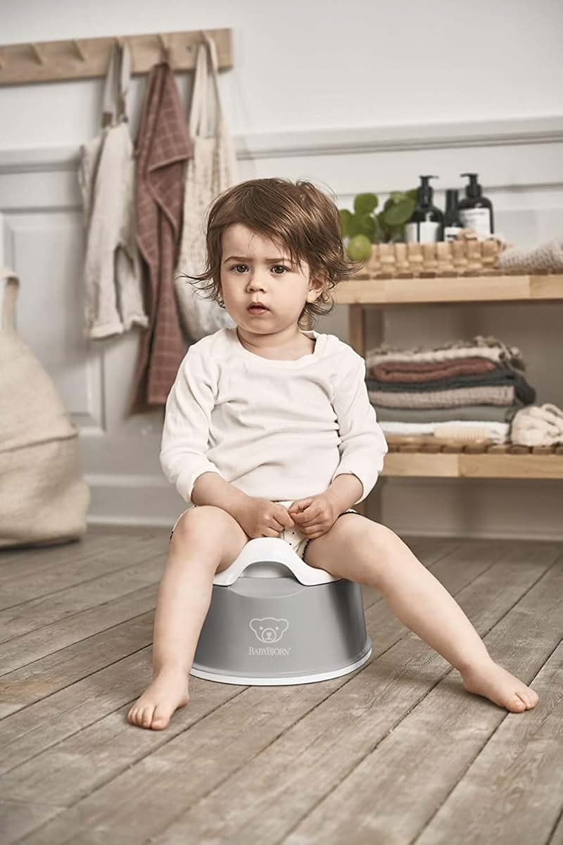 BabyBjörn Smart Potty for Portable Use in Gray/White