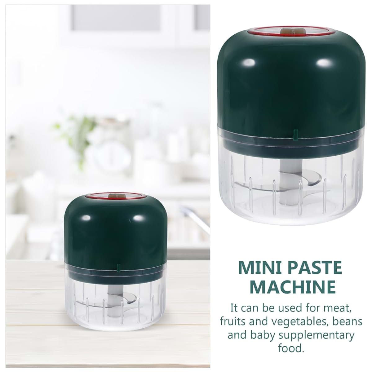 PRETYZOOM Electric Mini Food Processor