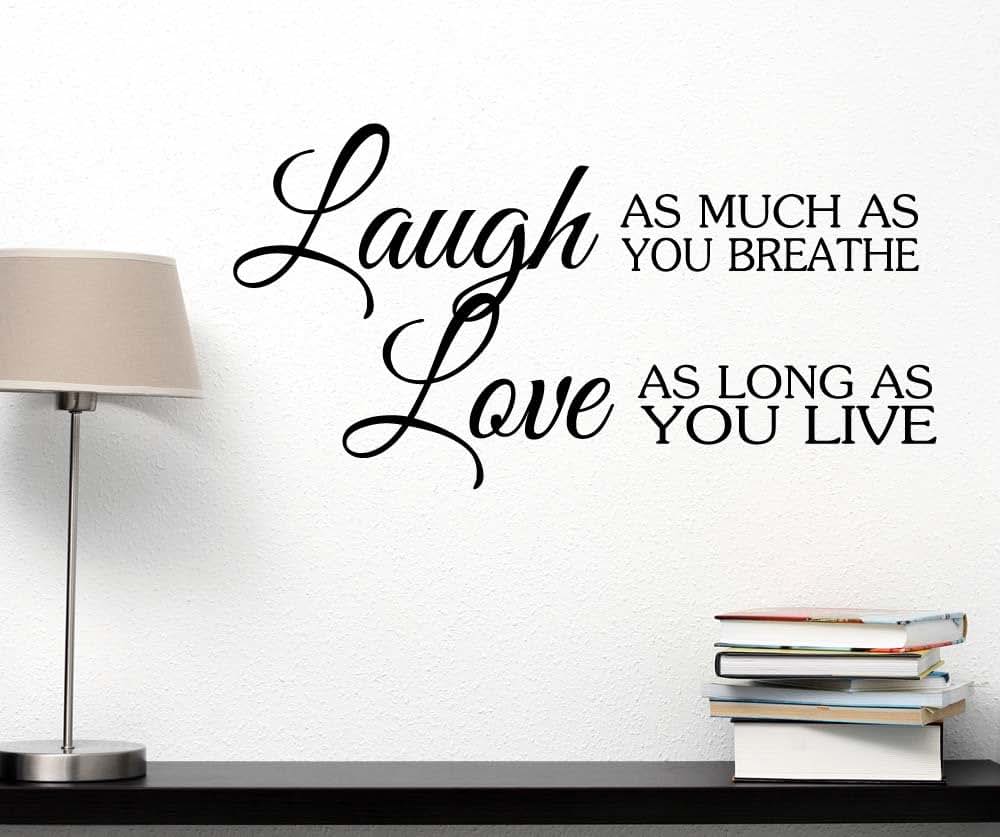 Ideogram Designs Cute Wall Vinyl Religious Inspirational Quote Wall Decor