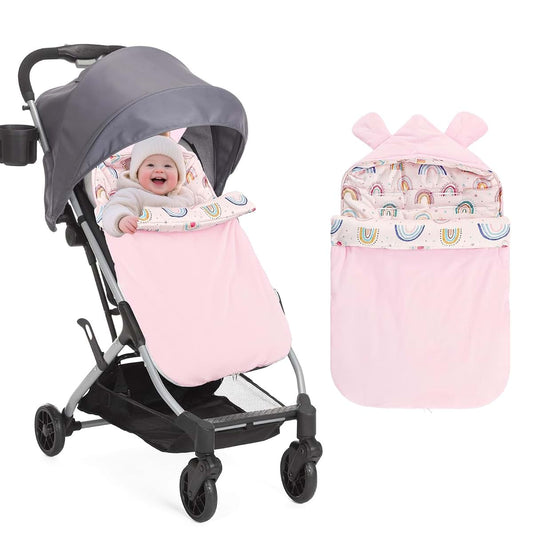 Caruili Baby Carseat Blanket And Stroller Bunting Bag In Pink