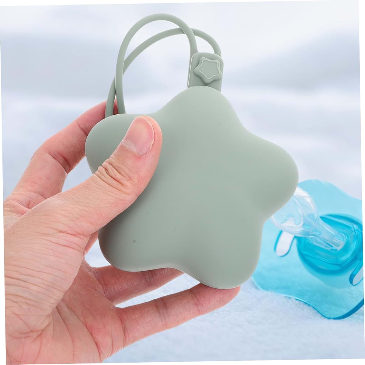 Portable Silicone Pacifier Storage Holder Case