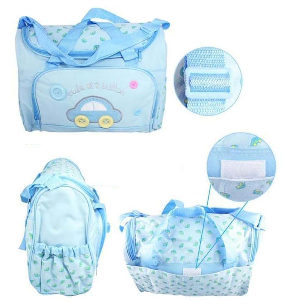 COOPHYA Waterproof Mummy Changing Bag Set, 4-in-1 Diaper Backpack, Grey