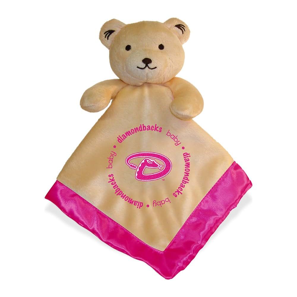 Arizona Diamondbacks Snuggle Bear Security Blanket, Pink