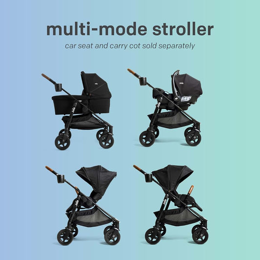Joie Poppy Whirl 360 Spinning Wheels Stroller and 2-in-1 Carry Cot Set