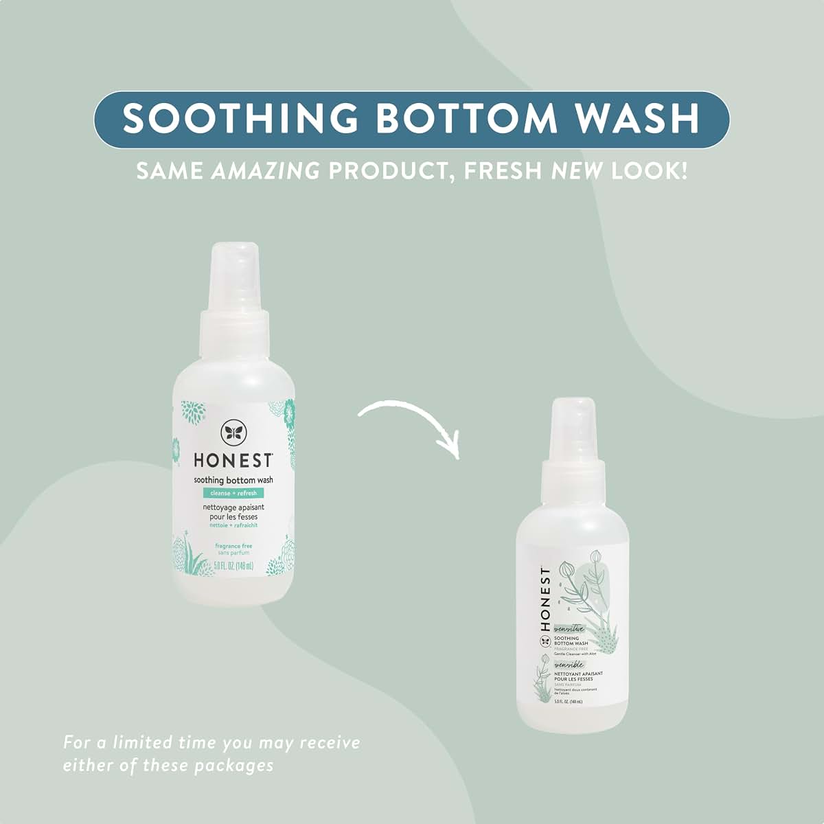 The Honest Company Soothing Baby Bottom Wash, Naturally Derived, 5 fl oz (photo 4)