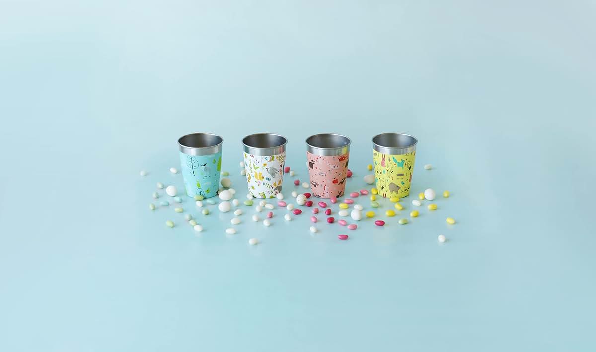 Sigg Neso & Kid's Cup Top Replacement Lid, Tritan Drinking Cover, Set of 4