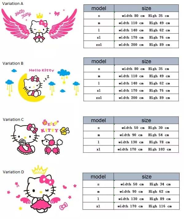BPBeauty Co. 3D Acrylic Hello Kitty Wall Decoration Sticker